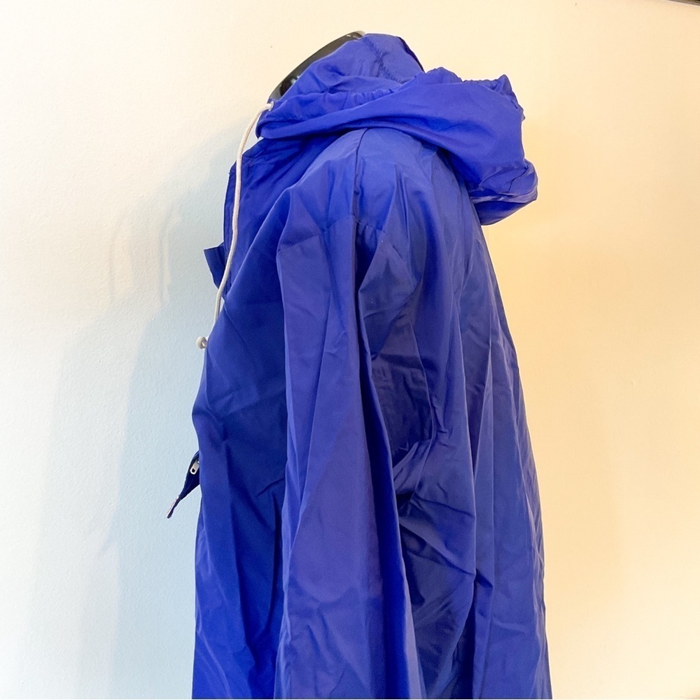 VINTAGE Free Spirit Cobalt Blue Wind Breaker - Retro Style - with Pockets - Picture 12 of 15